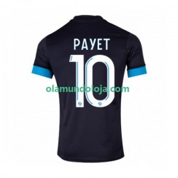 Camisola Olympique de Marseille Dimitri Payet 10 Homem Equipamento Segundo 2022-2023 Manga Curta